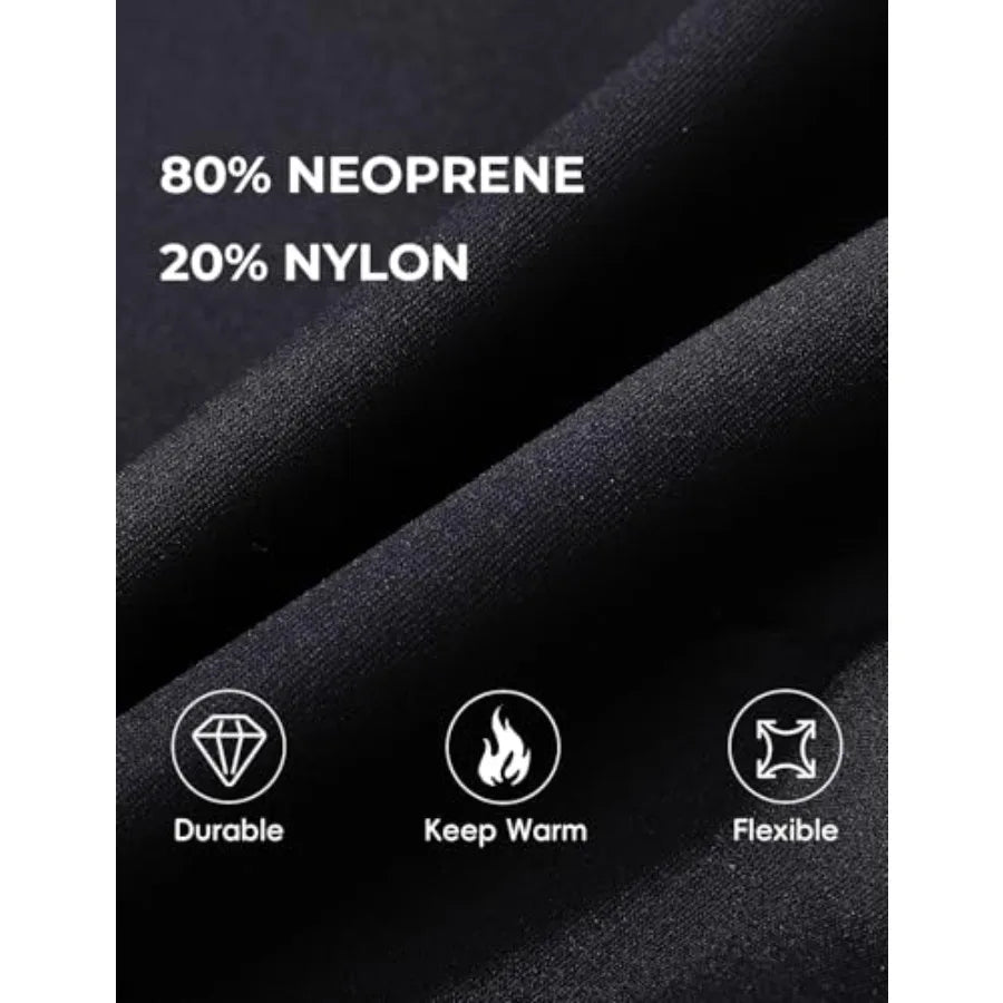 Men's wetsuit for diving, snorkeling, surfing, swimming; neoprene; black; front zip, 3/2mm and 5/4mm thickness