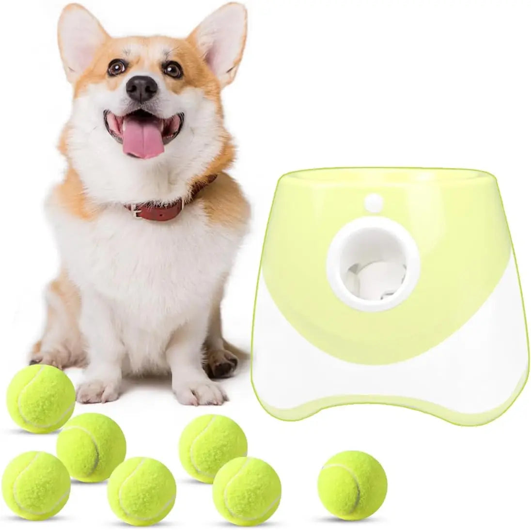 9 Pack Mini Tennis Balls for Small Dogs, Interactive Toys for Fetch Training & Exercise