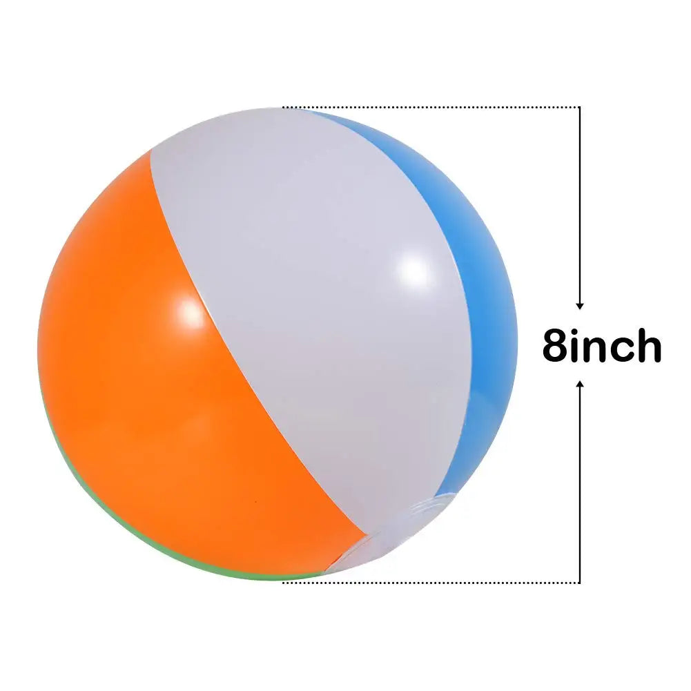 18 Pack Rainbow Beach Balls for Kids Pool Toys,12 in Inflatable Swimming Pool Beach Balls for Summer Water Games Outdoor Fun Play Game Activities, Birthday Party , Hawaiian Tropical Theme Party