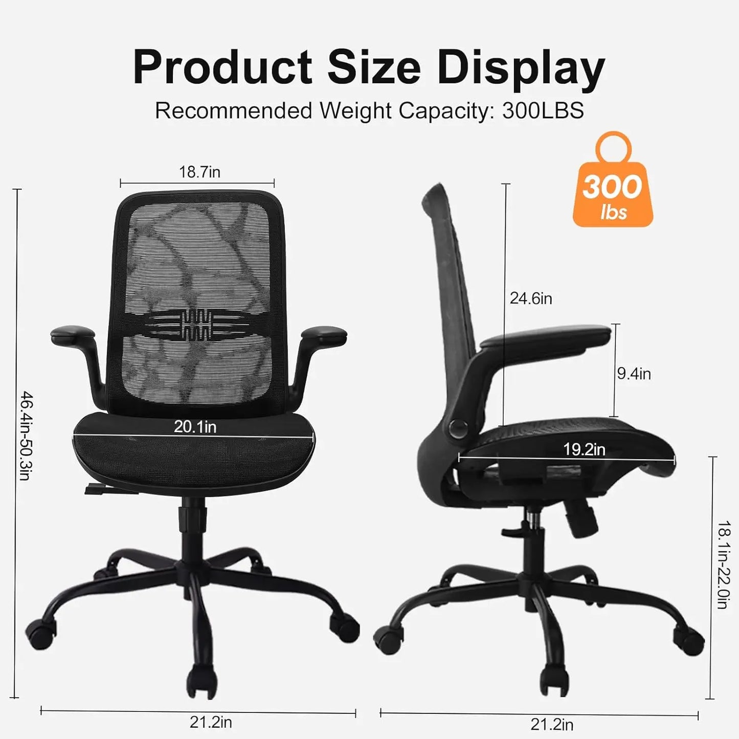 NEW Ergonomic Reclining High Back Mesh Living Room Rocking Gaming Chair Computer Desk Swivel Rolling Lumbar Support