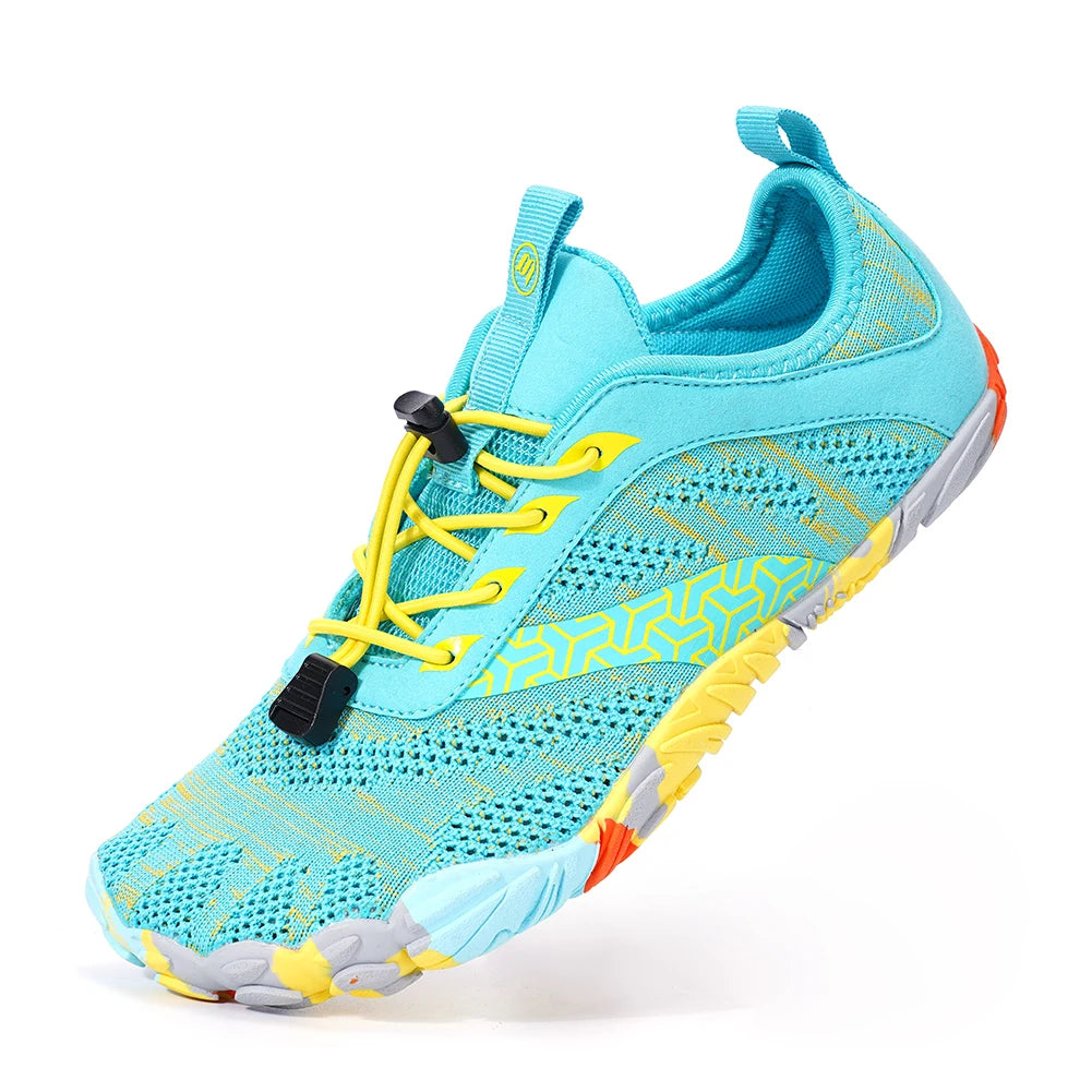Unisex Water Shoes Non Slip Barefoot Beach Shoes Quick Drying Casual Wading Shoes Mesh Hiking Shoes for Walking Running