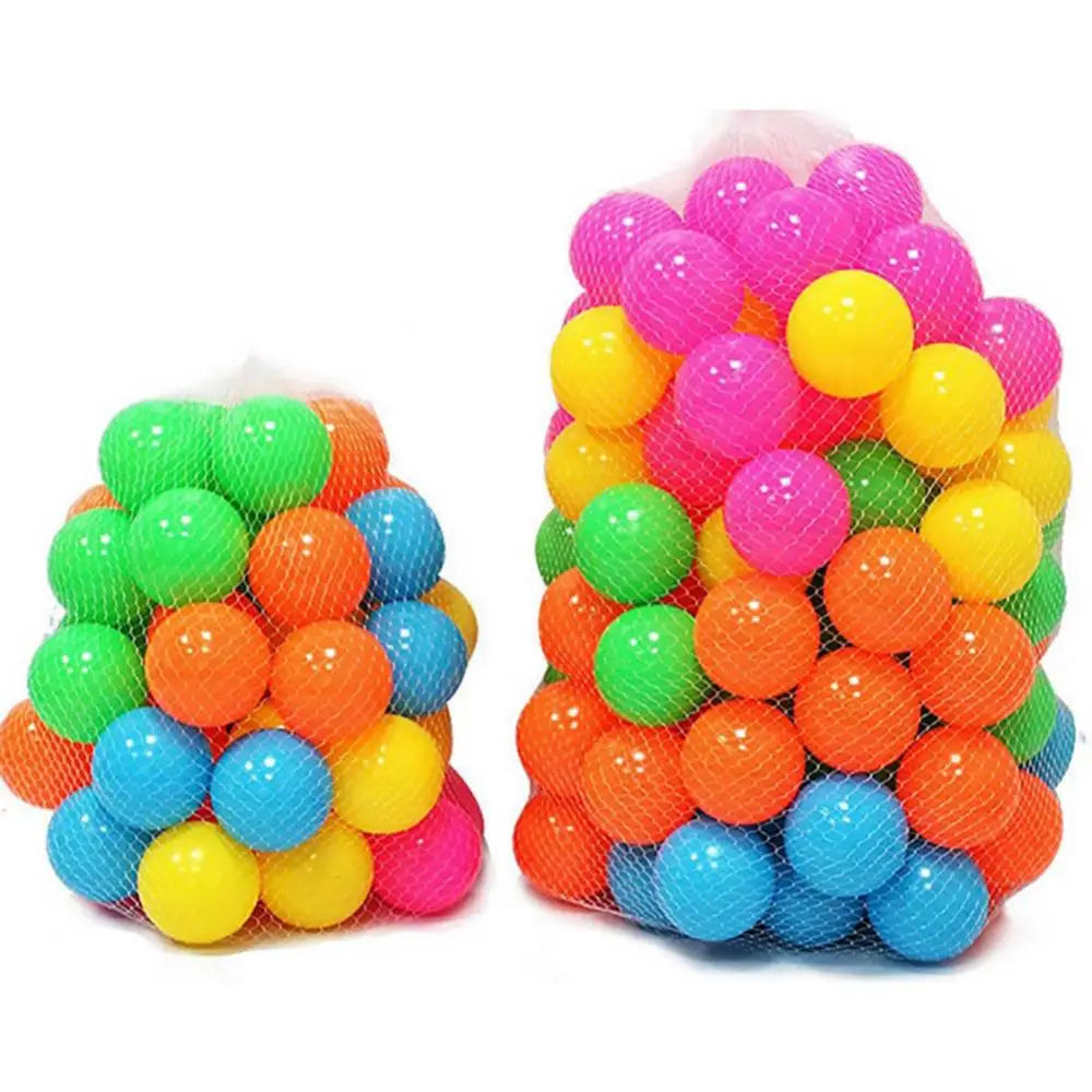 100Pcs Colorful Soft Water Pool Ocean Wave Ball Outdoor Fun Sports Baby Toy Children's Ocean Ball Color Wave Ball bubble ball