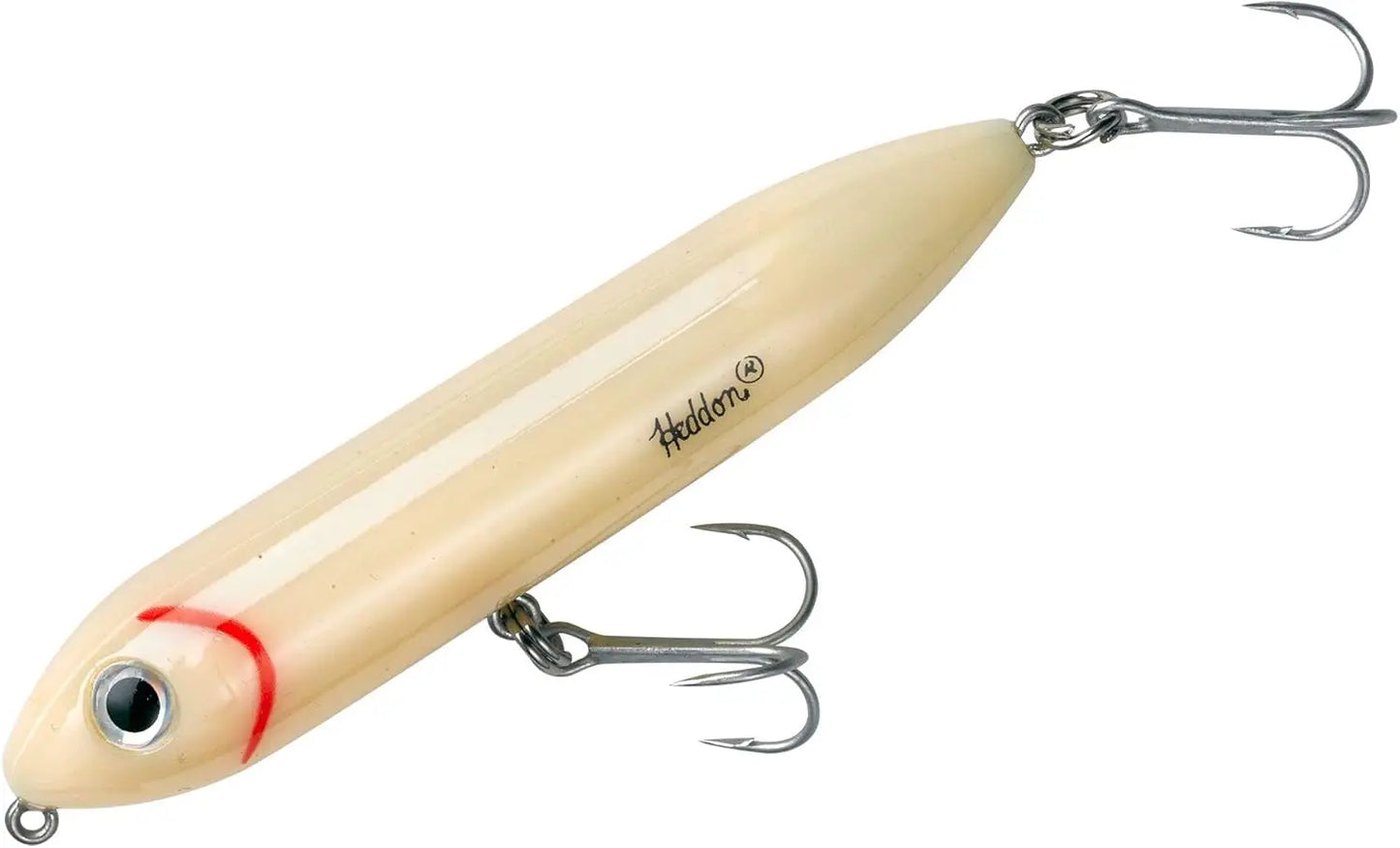 Topwater Fishing Lure for Saltwater and Freshwater, Bone Color, 1/2 oz - Ideal for Bass and Trout