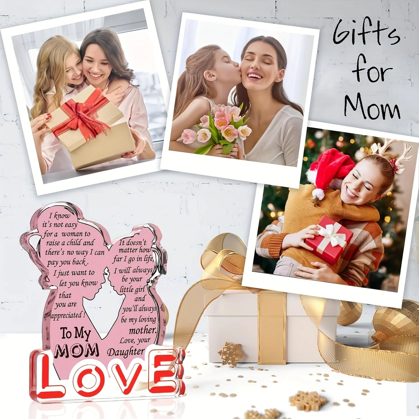 2pc, Gifts for Mom Dad, Gifts for Daughter, Mother's Day Father's Day Gifts Mom Gifts Mom New Bonus Step Mom Gift Ideas