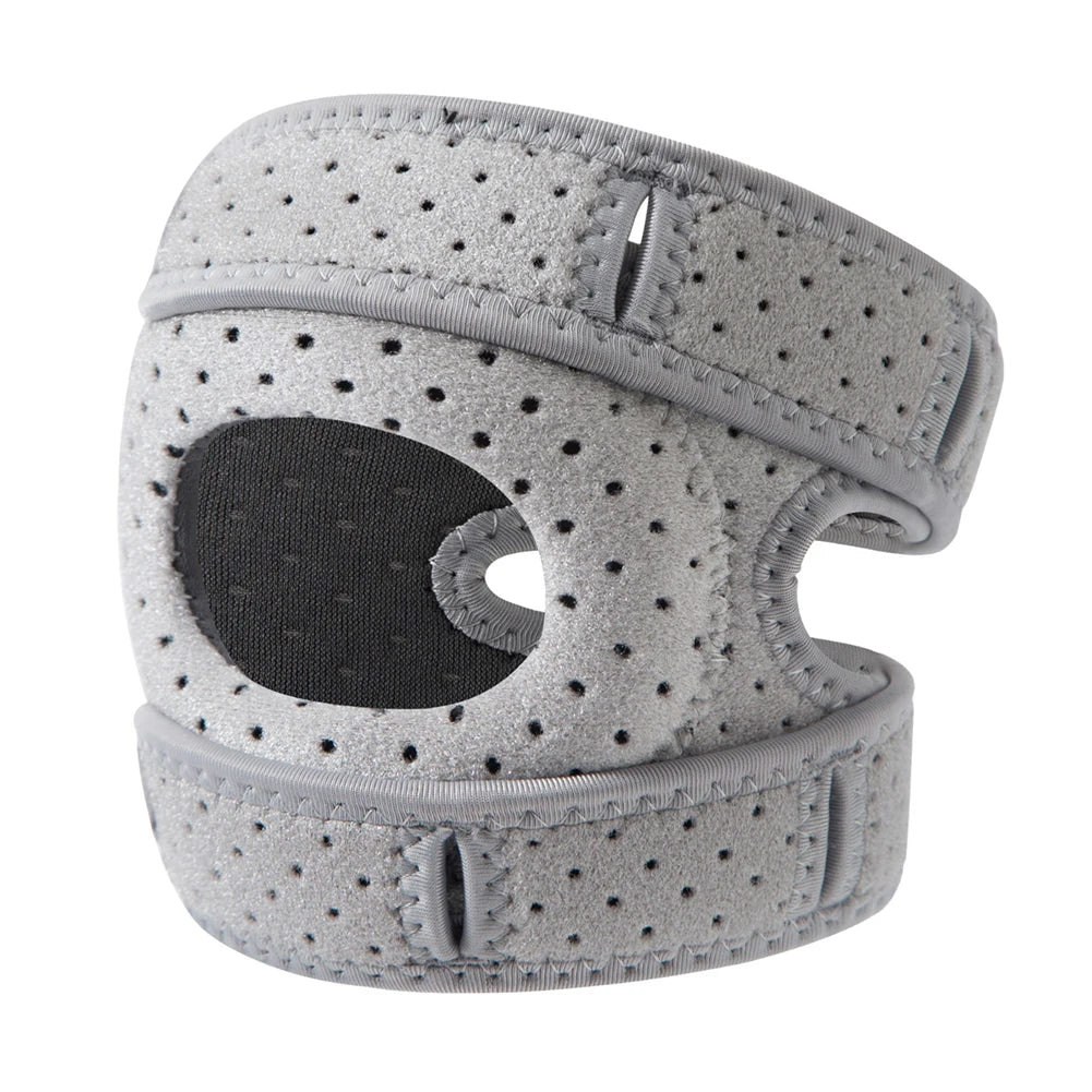 Patella Knee Support Adjustable Knee Compression Sleeve Patella Tendon Knee Strap for Basketball Volleyball Squats