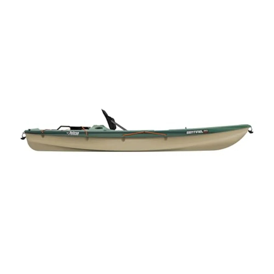 Sentinel 100X - Angler Sit on Top Fishing Kayak - Lightweight - Ergolounge Seating System - Blue - Enhanced Comfort and Stabili