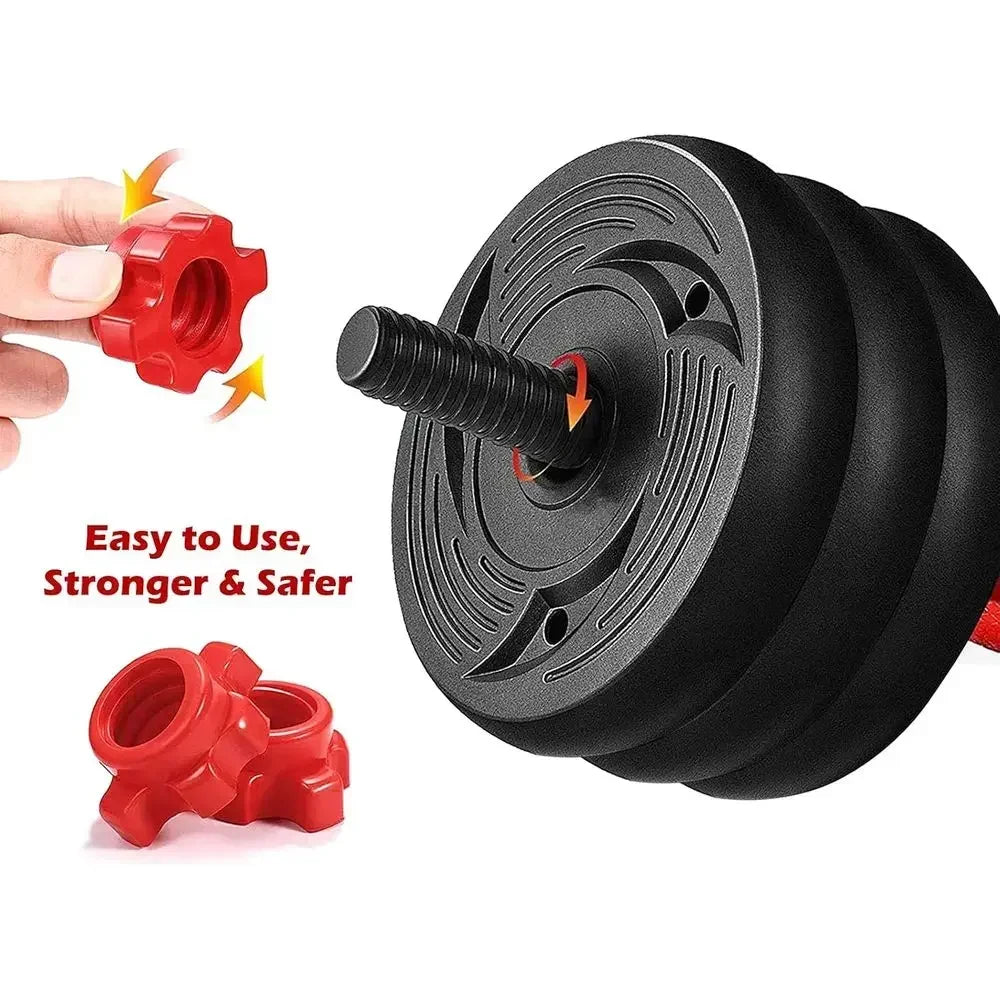 88-110 Lbs Adjustable Dumbbells Set with Contoured Rod, Ab Roller, and Home Gym Workout Equipment