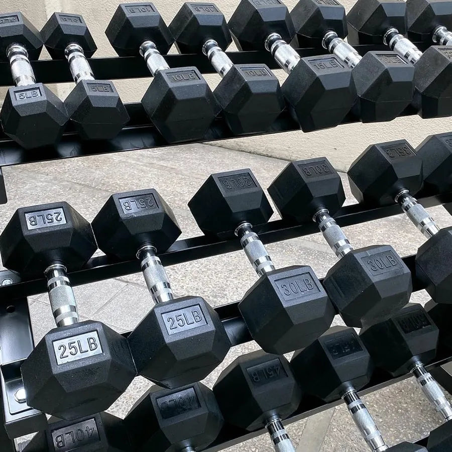 45 and 35 lbs -Pair Hex Weight Dumbbells Sets