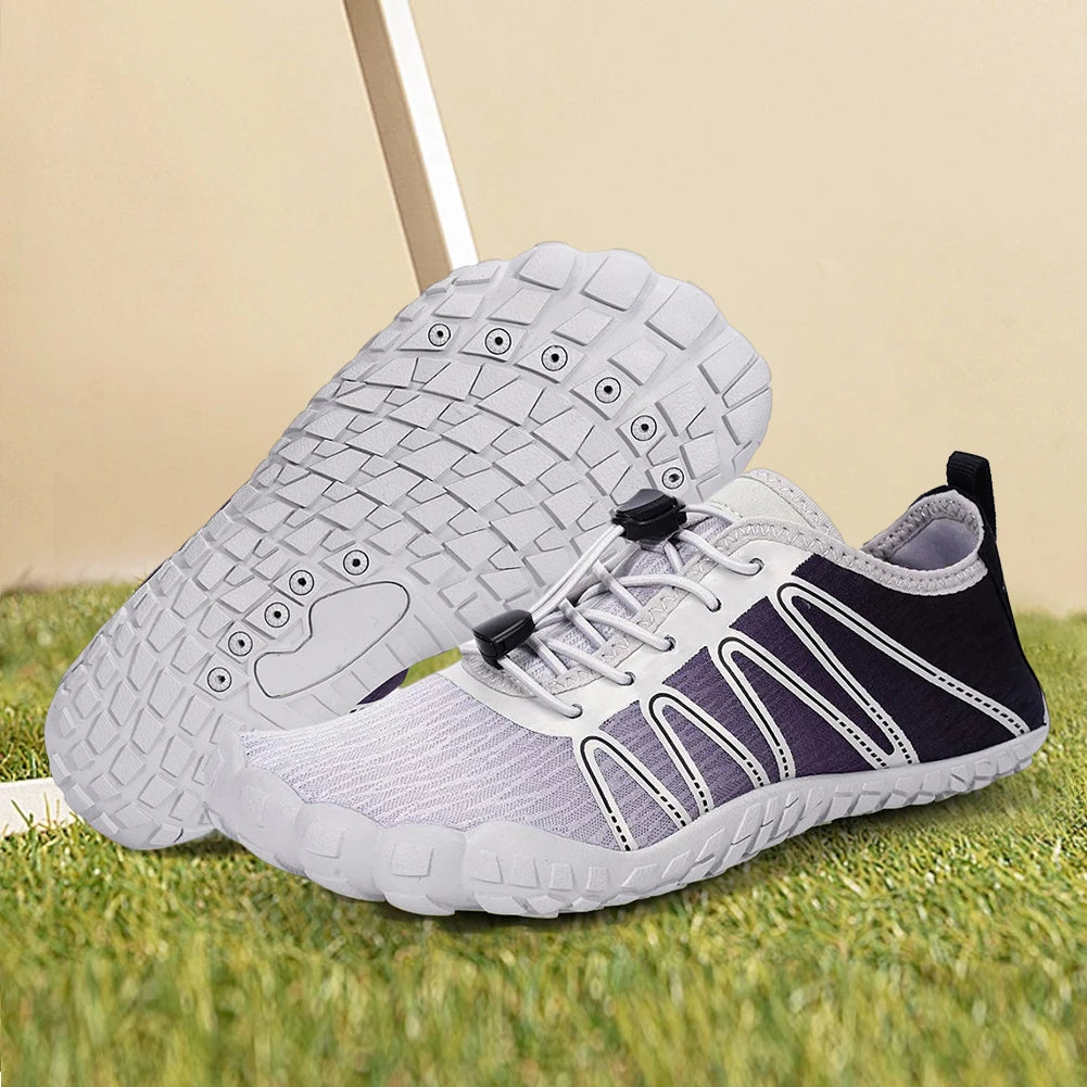 Water Shoes Breathable Lightweight Aqua Shoes Quick Dry Casual Wading Shoes Ergonomic Hiking Shoes Gym Sneakers for Water Sports