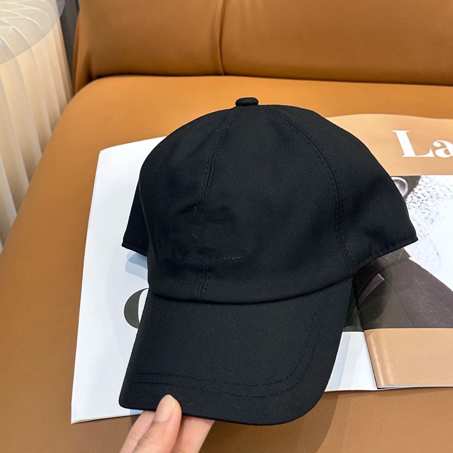 New Luxury Custom Fabric Baseball Cap, Four Seasons, Unisex