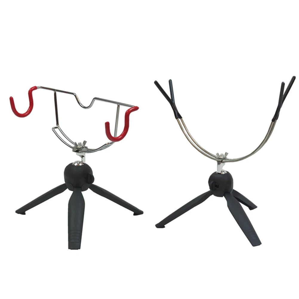 Portable Ice Fishing Rod Holder Metal Folding Rod Holder Adjustable Angle Fishing Rod Pole Holder for Winter Sea Fishing