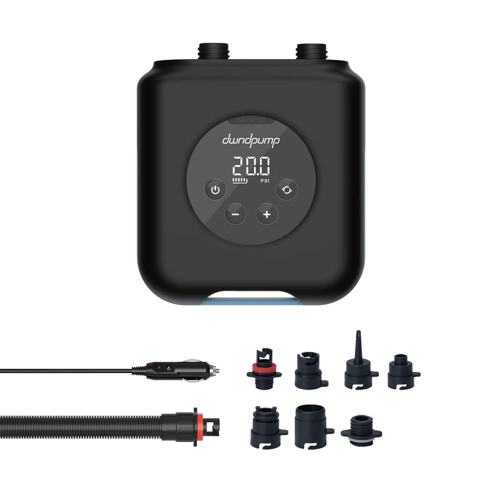 Paddle Board Pump Electric Portable Rechargeable SUP Pump 20PSI High Pressure Air Pump for PVC Boats, Kayaks, Mattress