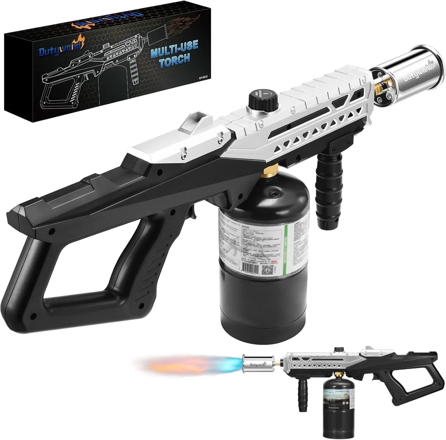 Adjustable Propane Grill Torch for BBQ, Campfire, Charcoal Grills - Tank Not Included