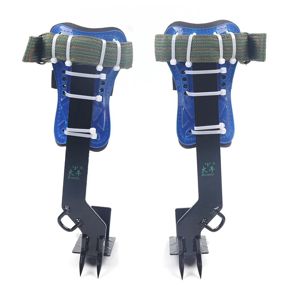 Two Gears Tree Climbing Tool Multi Function Pole Climbing Spike Set with Safety Belt for Arborist Work