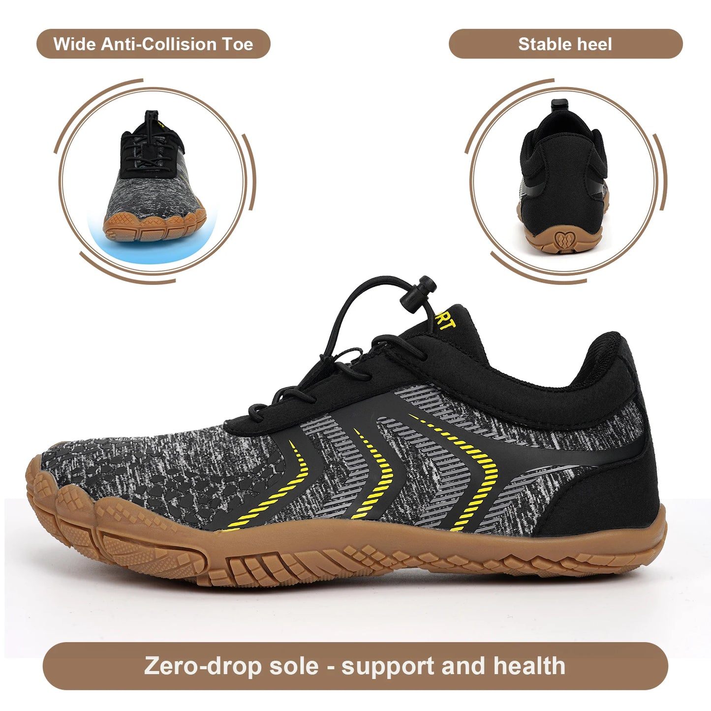 Unisex Water Sports Aqua Shoes Swimming Diving Sneakers Outdoor Beach Barefoot Gym Yoga Footwear Men Women Trekking Wading Shoes