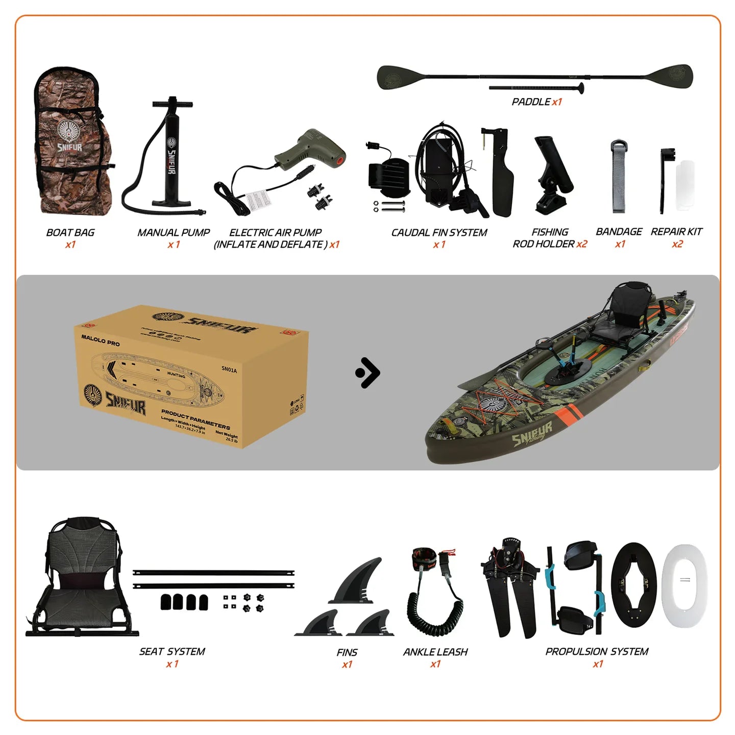 Nawakar Inflatable Kayak Set, Inflatable Kayak Paddles Board ,Fishing Kayak,Portable Touring Kayaks PVC Rafting Adventure Boat