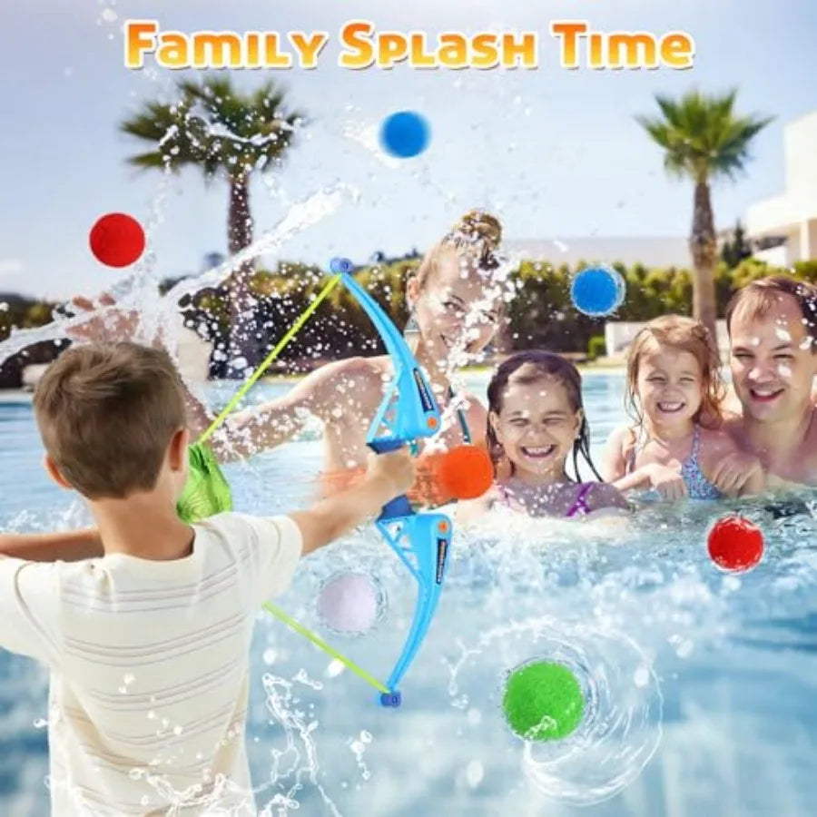 0Pcs Reusable Water Balloons with and Arrow for,Pool Beach Water Fight Equipment for Boys and Girls, Outdoor Summer Toys for Ag