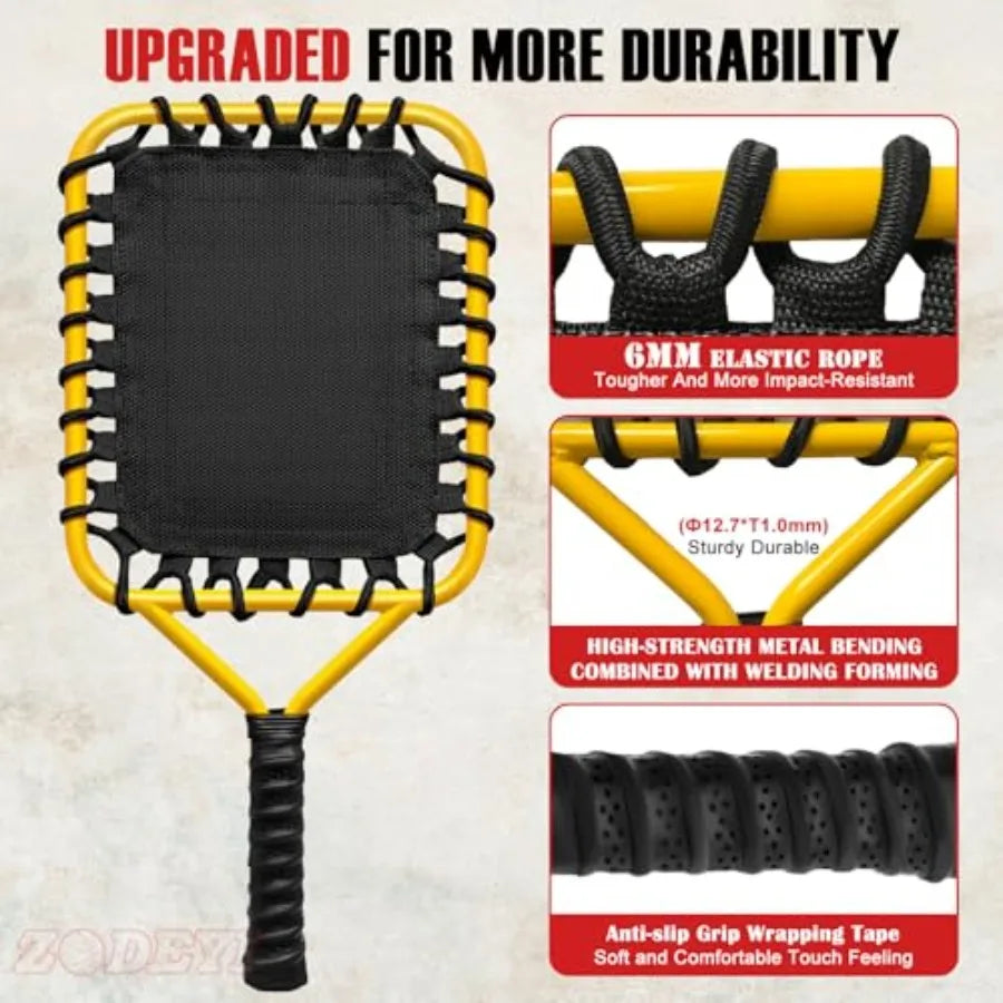 Baseball Racket for Fly Balls Grounders and Line Drives - Softball/Baseball Fungo Bat for Coaches and Parents to Help with Auxi
