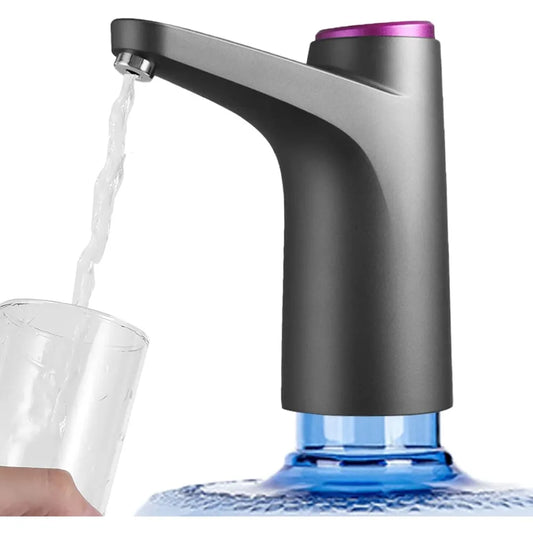 Portable Water Cooler Dispenser for 2.5, 3 and 5 Gallon Bottles, USB Charging Pump