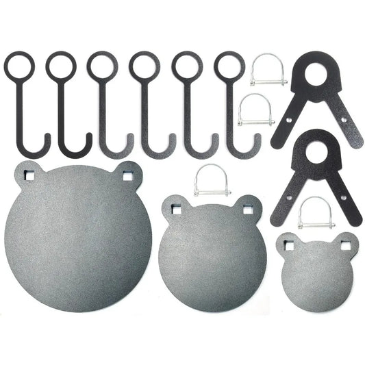 Steel Targets for Shooting Fullbow AR500 Metal Gong Target 3 8 Inch Thick High Caliber Torso Silhouette Metal Target for Precis