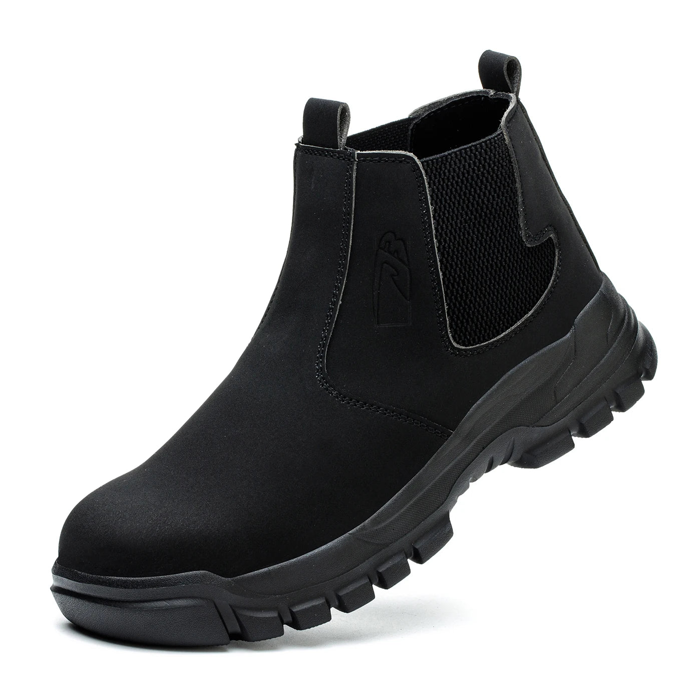 Waterproof Safety Boots Men Indestructible Steel Toe Work Boots Anti-smash Stab-resistant Safety Shoes Biker