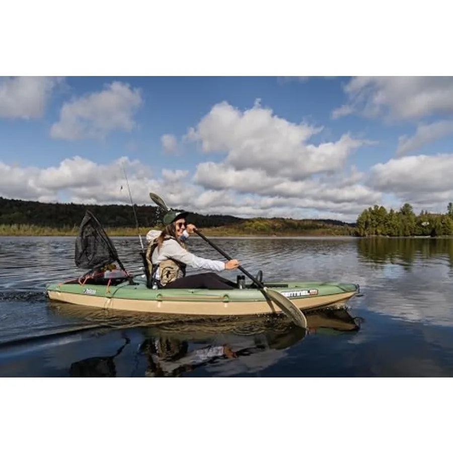 Sentinel 100X - Angler Sit on Top Fishing Kayak - Lightweight - Ergolounge Seating System - Blue - Enhanced Comfort and Stabili