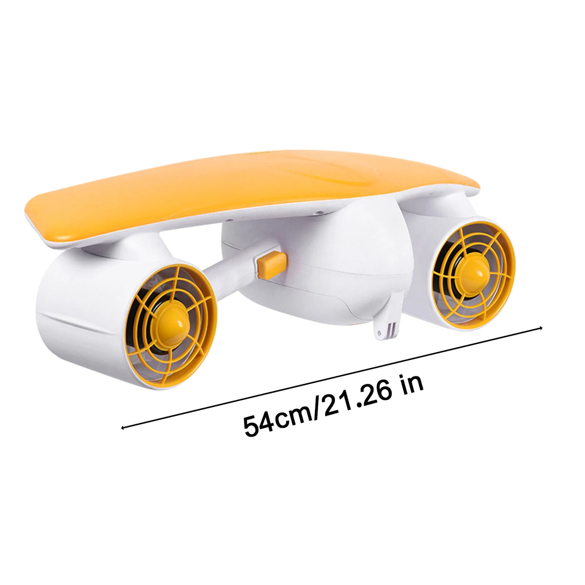 IP68 Waterproof Underwater Scooter 50m Diving Depth Dual Motor 2 Speed 12 kgf Thrust Portable Removable Battery Water Sea Scooter with Sport camera mount and Child Safety Lock for Snorkeling Swimming Diving