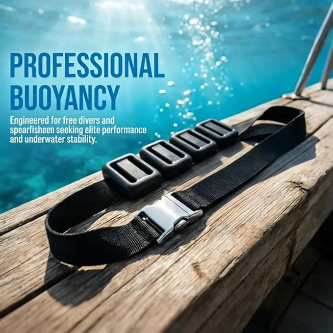 1lb/ 0.5kg Lead Dive Free Rig Weights Diving Weight Belt Coated Dive Weights with Nylon Belt for Spearfishing Diving Accessories