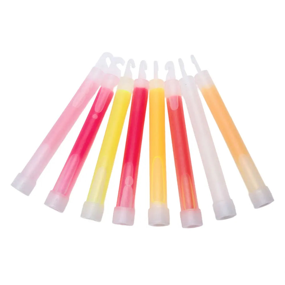 5pcs 6 Inch Outdoor Emergency Glow Sticks Waterproof  Hiking Camping Equipment Concert Party Light Stick