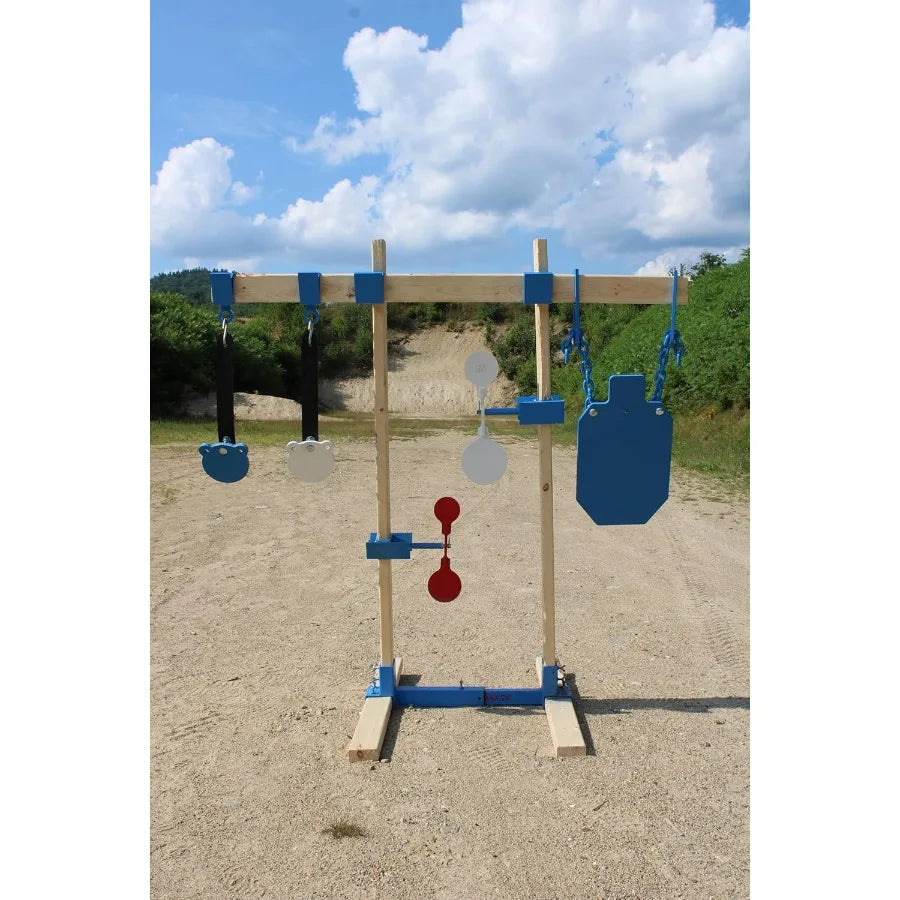 Target Supply Commercial Grade Never Tip Steel Shooting Target Stand for Hanging AR500 Steel Silhouette or Round Paper Tar