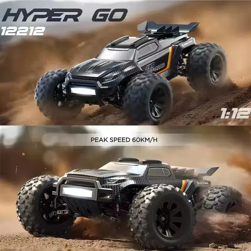 MJX 1:12 12212 Remote Control Car 58KM/H Monster Truck RC Four-Wheel Drive 3S High-Speed Brushless For Adult/Children Toys Gift