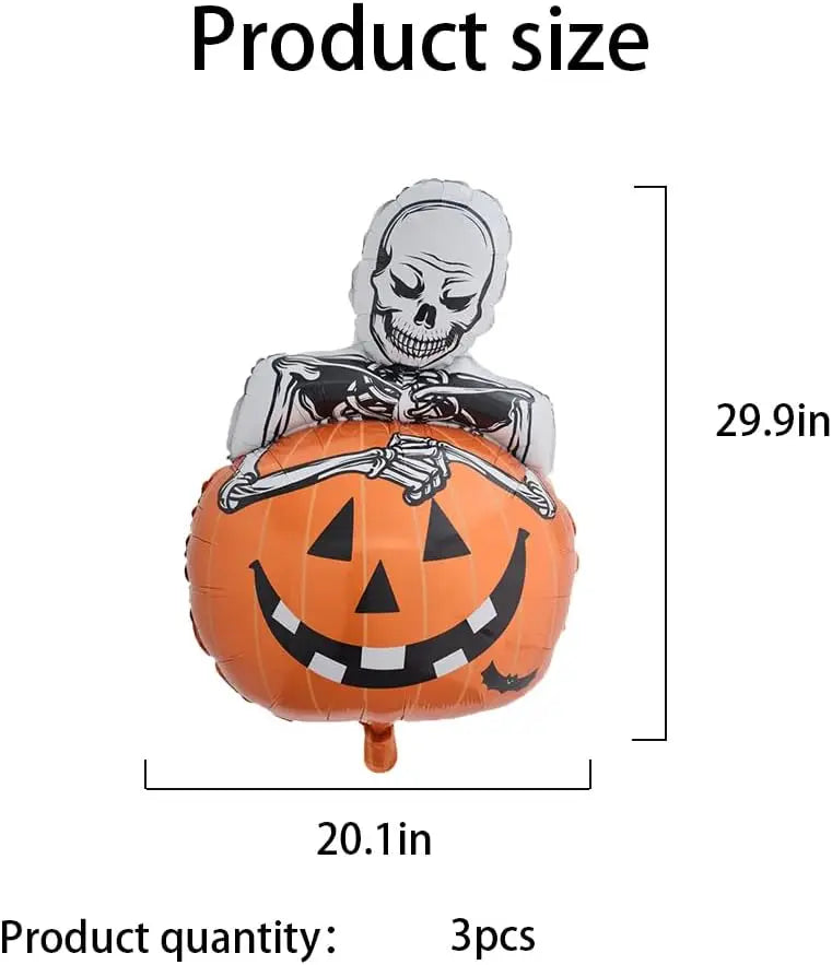 White Ghost Balloon Horror Theme Party Decoration Supplies Halloween Birthday Decoration Balloon Arch Set Party