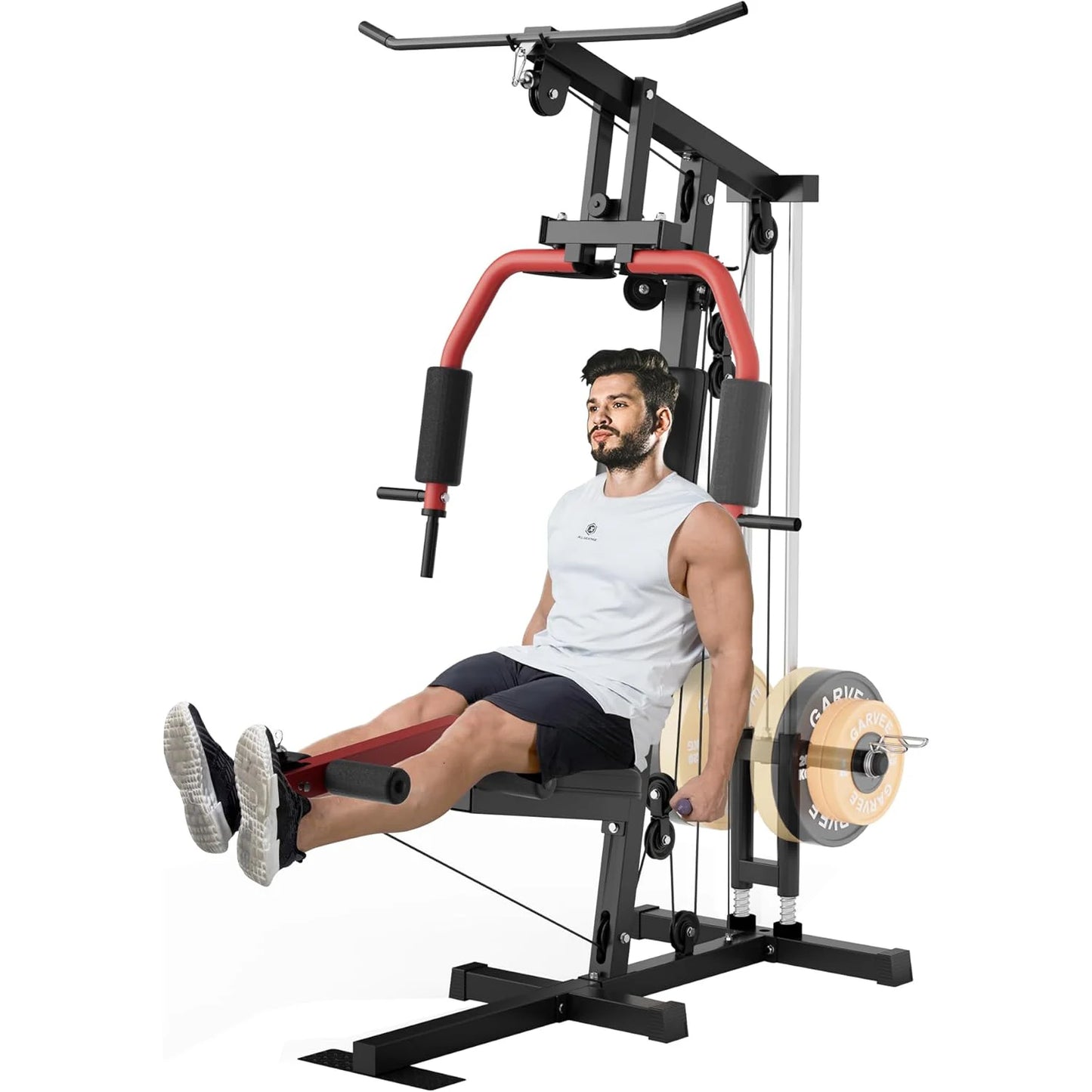 Home Gym Machine,Workout Equipment for Strength Training,Full Body,with Chest Press,LAT Pulldown,Leg Extension & Cable System