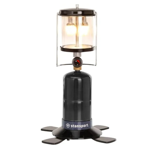 Propane Mantel Lantern Outdoor Light with Adjustable Brightness Carry Handle Ventilated Hood High-Output Portable for Emergency