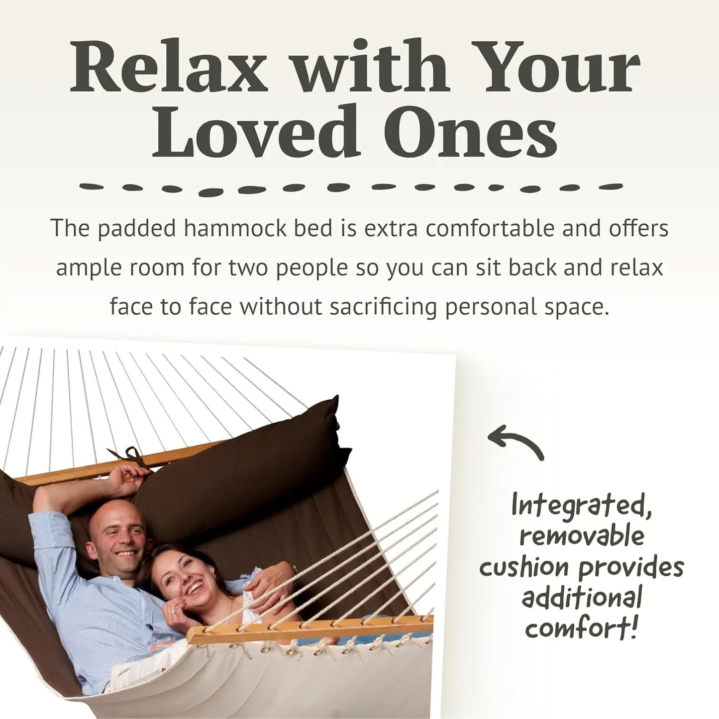 Quilted Hammock with Spreader Bar & Nautico Stand - Portable Weatherproof Large Outdoor Hammock with, Customized