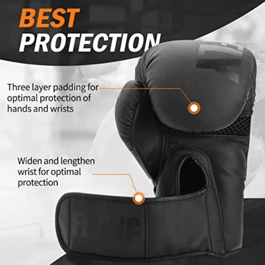 Boxing Gloves for Men and Women Suitable for Boxing Kickboxing Mixed Martial Arts Muay Thai MMA Heavy Bag Training