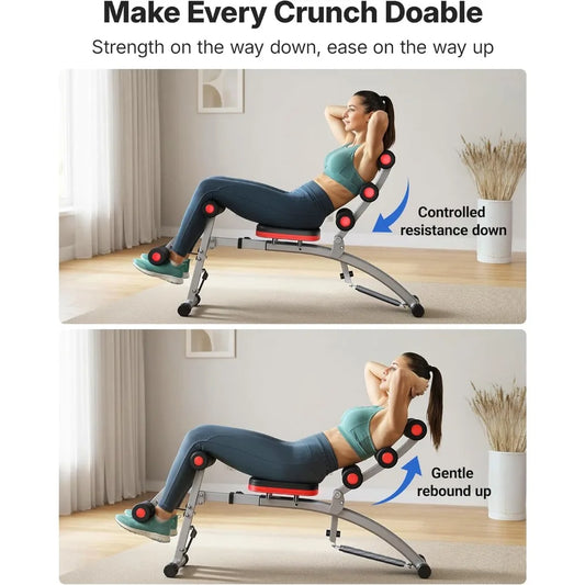 MERACH Ab Machine, Multi-Functional Adjustable Ab Trainer, Ab Workout Bench for Home Gym