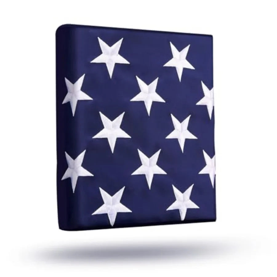 3x5 Feet Heavy Duty American Flag for Outside Deluxe Spun Polyster US Flags, Waterproof UV Resistant USA Flag, Embroide Stars N