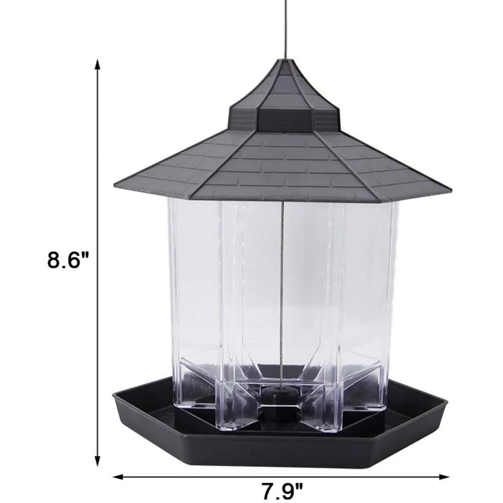 Wild Bird Feeders for Outside Rust Proof Hanging Feeders Squirrel Proof Bird Cardinal Wildlife Feeder Attracts All Birds