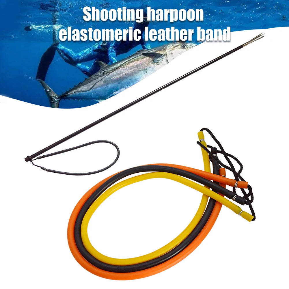 Speargun Rubber Bands 5x10MM Rubber Fishing Hand Spearing Equipment Speargun Pole Spear Sling for Harpoon Spearfishing Diving