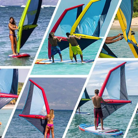 UICE 4.0m² Surfing Wings Racing Surfing Sail Windsurfing Air Windsurf Inflatable Stand up Paddle Board For SUP Surfer
