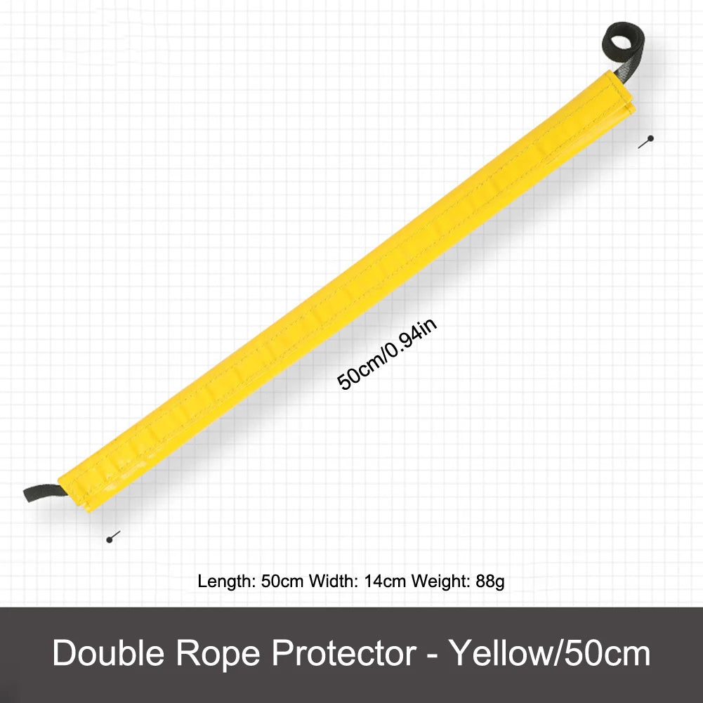 35/50cm Rock Climbing Rope Protector Lightweight PVC Rope Protection Cover Magic Tape Anti-Wear Rappelling Abseiling Equipment
