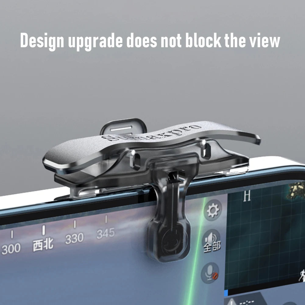 1 Pair for PUBG Mobile Phone Game Trigger Controller Joystick for 4-13mm Thickness Gamepad Aim Button Shooter