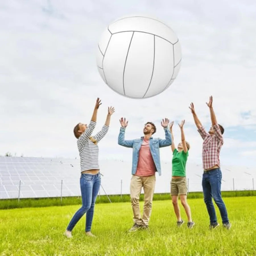 7 Inch Giant Inflatable Volleyball Large Sports Ball Beach Summer Swimming Pool Accessories for Outdoor Party Activity Themed