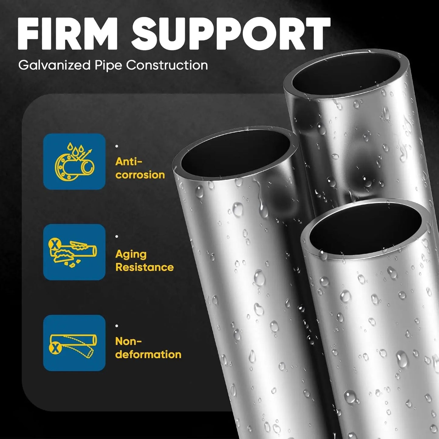 10x20 ft Heavy Duty Carport Canopy Galvanized Car Tent Outdoor Garage Boat Shelter with Reinforced Structure, No, Customized