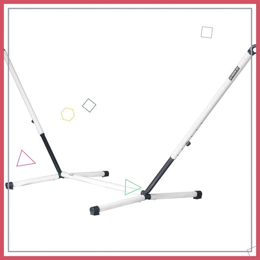 King Size Hammock Stand - Powder Coated Steel Frame, 440 lbs Capacity, Quick Assembly for Outdoor Relaxation