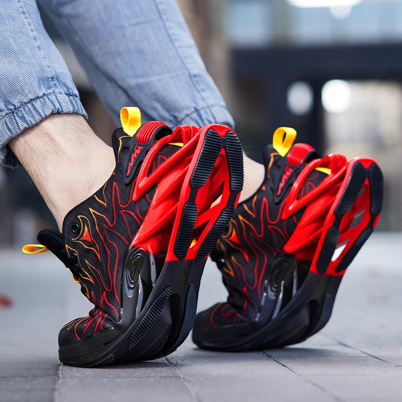Men's Casual Breathable Sneakers Luxury Trainer Race Fashion Running Shoes for Women Tenis Shoes