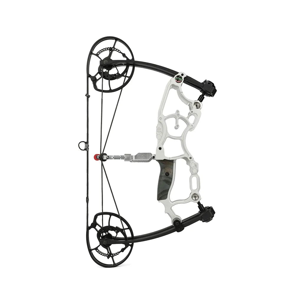 Dual-Use Compound Bow High-Performance Steel Ball & Arrow Kit 30-70LBS Adjustable 80% Let-off 340FPS Right/Left Hand Outdoor Hunting Shooting Target Archery Accessories