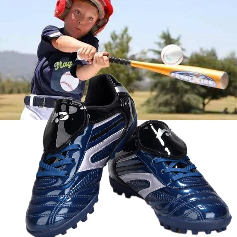 Baseball Shoes Children Men Sneakers New Leather Big Size Outdoor Anti-skid Breathable Training Spikes Softball Shoes