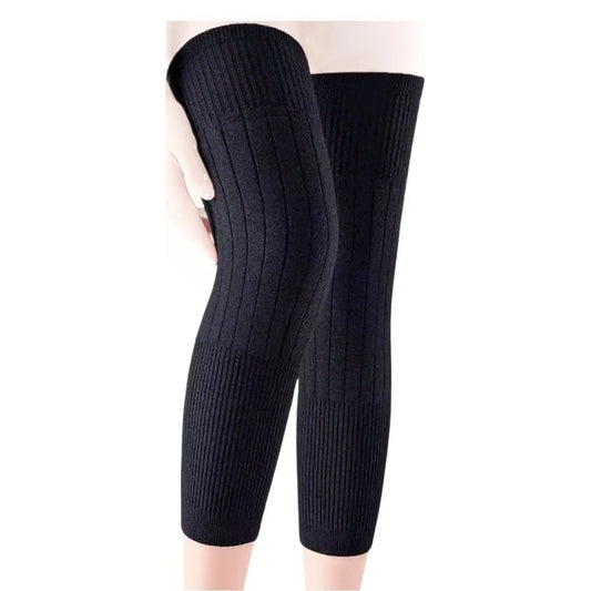 Thickened Cashmere Knee Pads Unisex Winter Joint Protection Leg Pad Joint Sports Seamless Knee Brace Thicken Lengthen